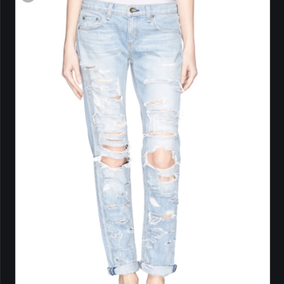 rag & bone Denim - NWT Rag & Bone 'the Dre' Extreme Distressed Skinny